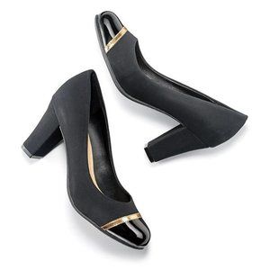 Women Shoes Heels Black Fashion Pump Size 9